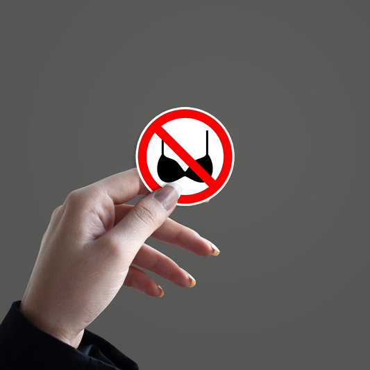 B#a Prohibited sign Sticker