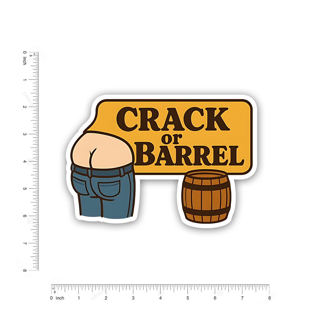 Crack or Barrel Bumper Sticker
