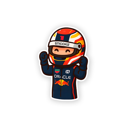 Charles Leclerc Chibi Sticker