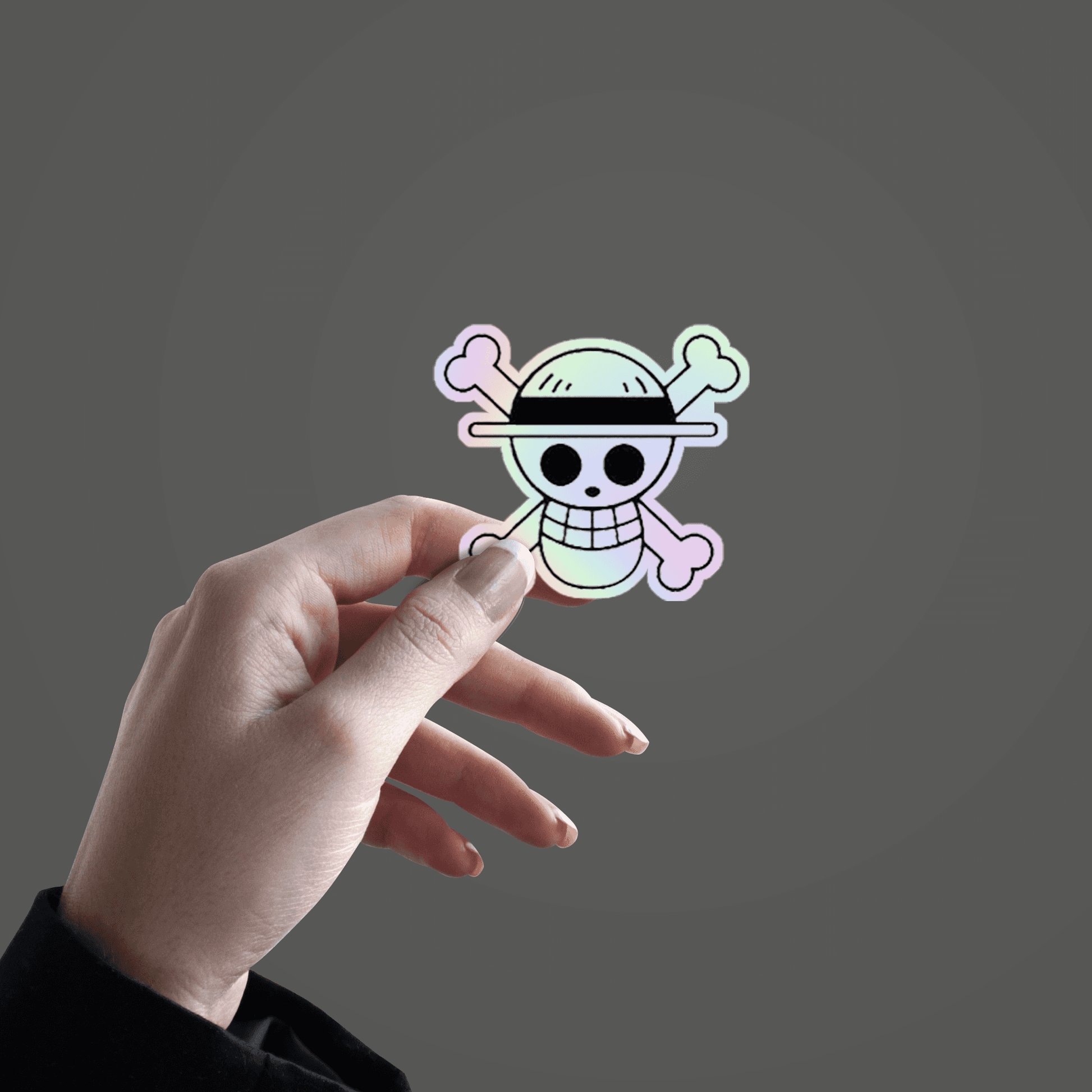 One Peice Logo Holographic Sticker - sticckiz.com