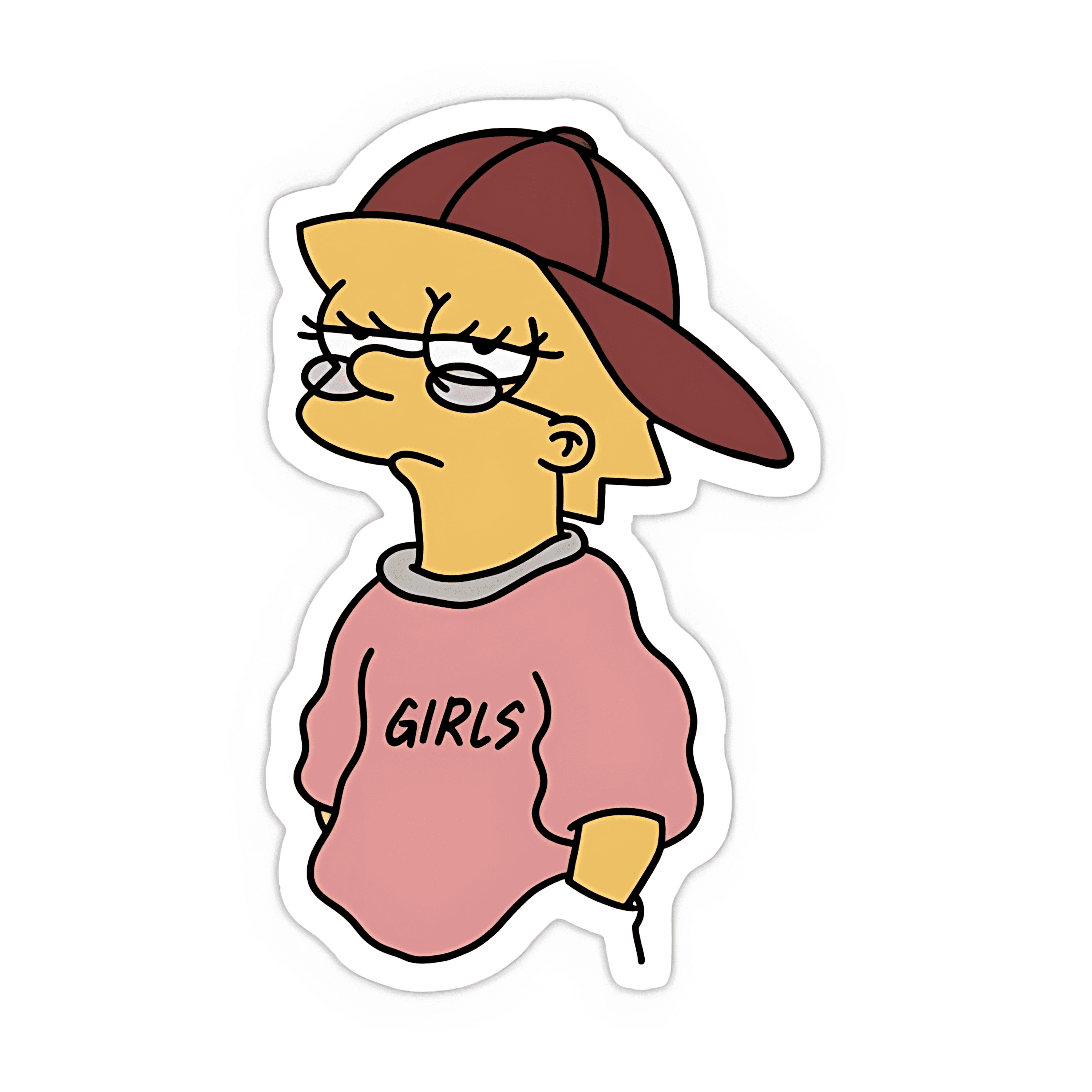 Dream Sticker Lisa lisa Simpson Sticker – sticckiz.com