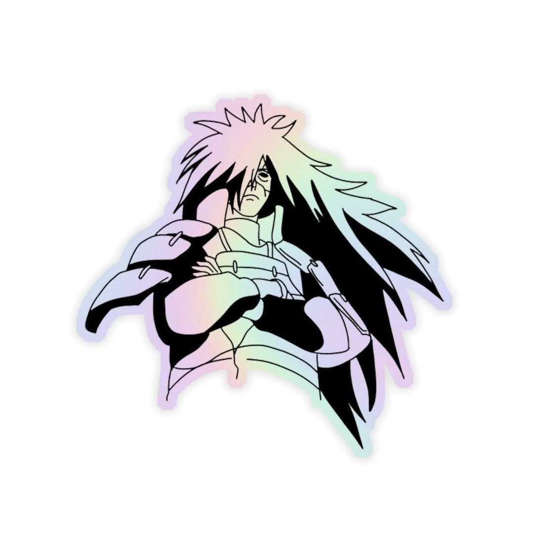 Madara Uchiha Holographic Sticker - sticckiz.com