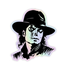 Michael Jackson Holographic Sticker - sticckiz.com