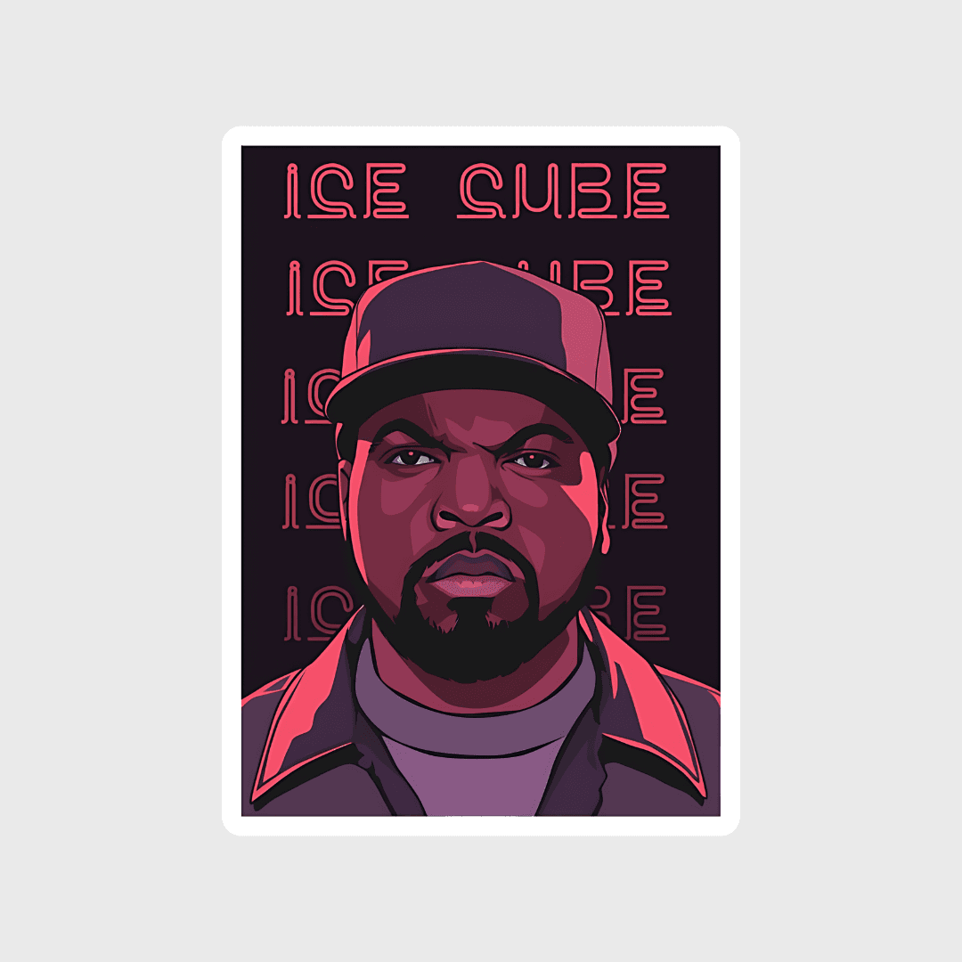 ice cube sticker - sticckiz.com