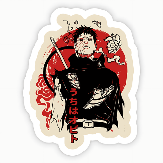 Obito Uchiha Naruto Sticker - sticckiz.com