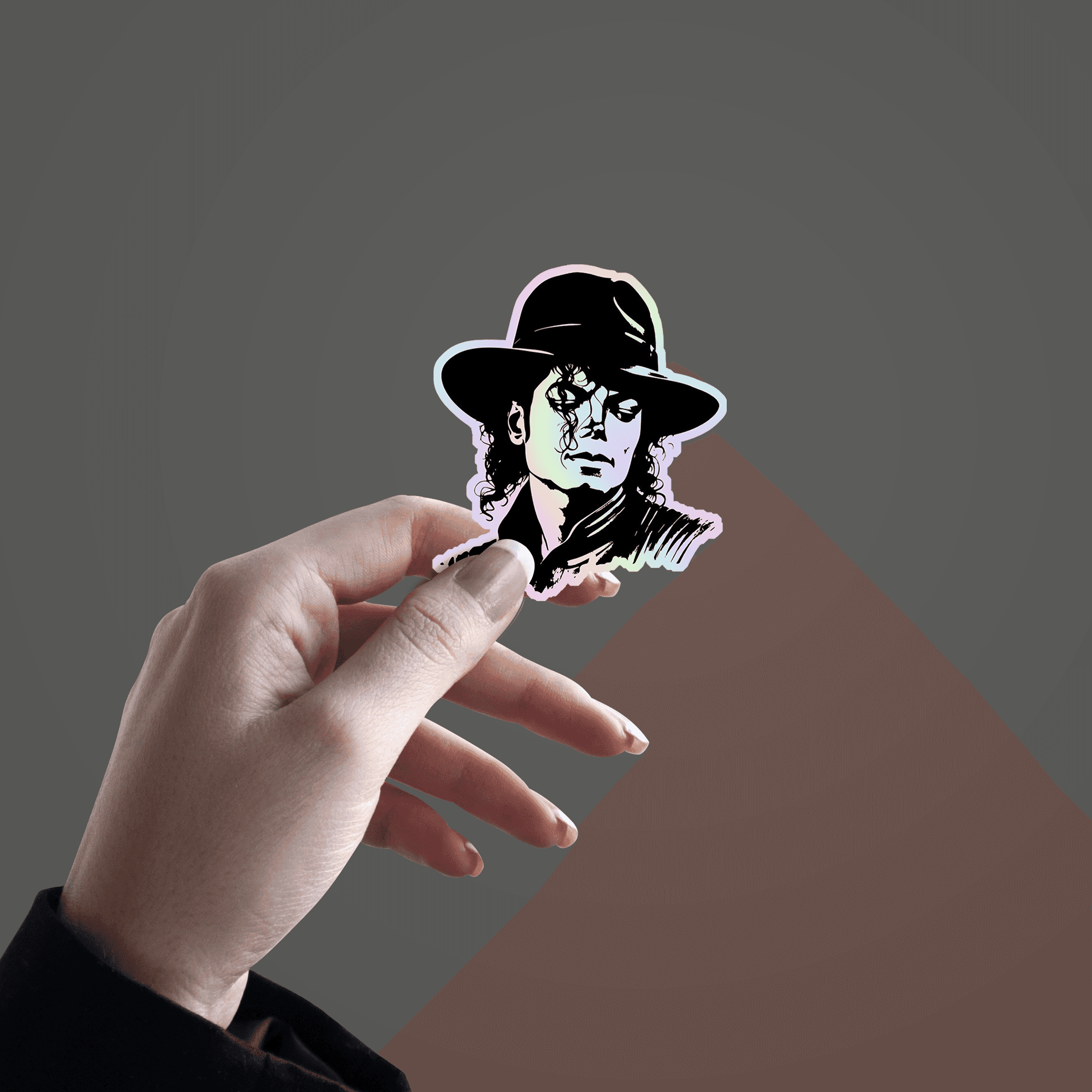 Michael Jackson Holographic Sticker - sticckiz.com