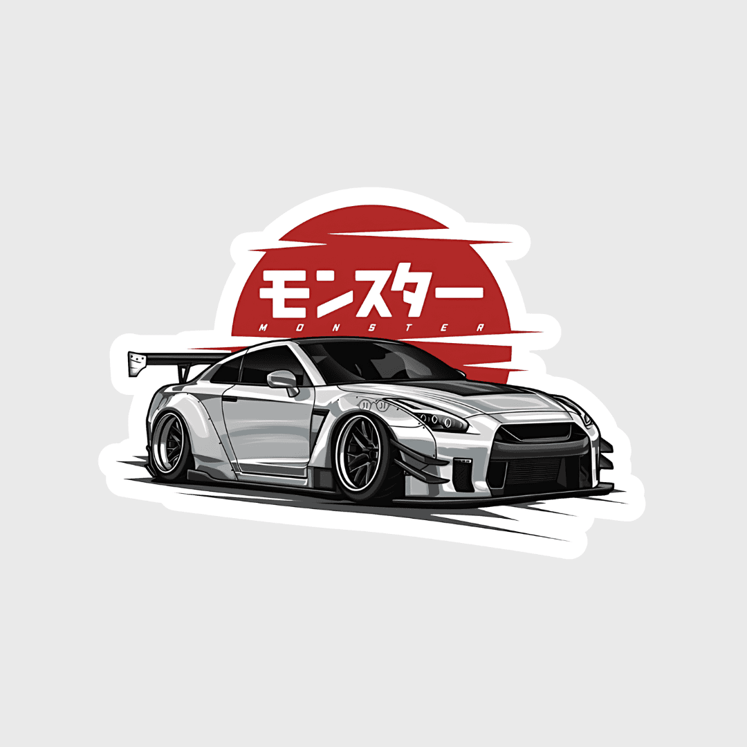 JDM monster GTR R-35 sticker - sticckiz.com