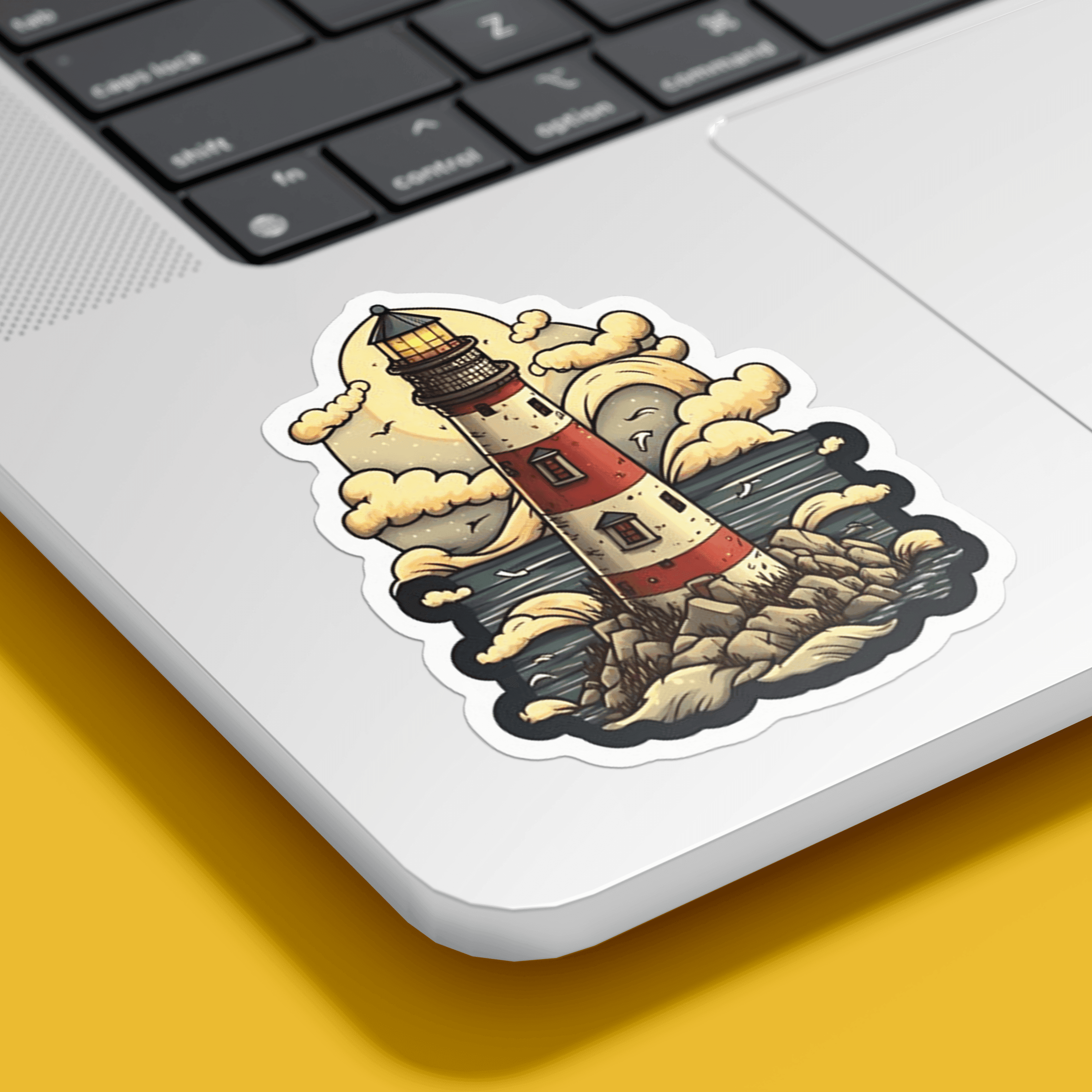 Cute Light House Sticker - sticckiz.com