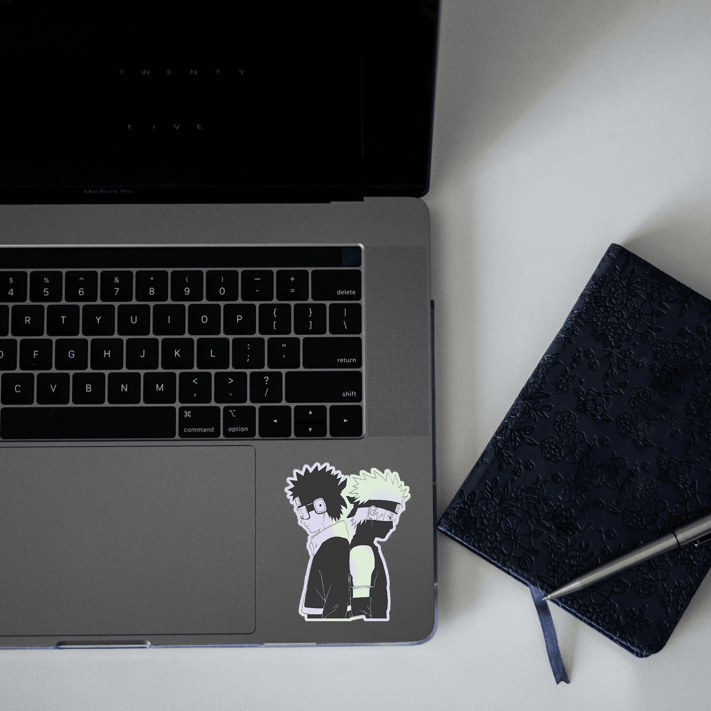 Kakashi & Obito v2 Holographic Sticker - sticckiz.com