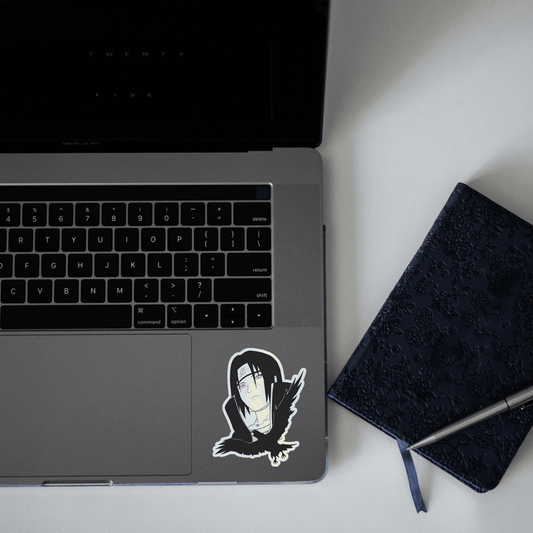 Itachi Uchiha Holographic Sticker - sticckiz.com