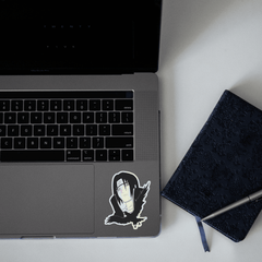 Itachi Uchiha Holographic Sticker - sticckiz.com