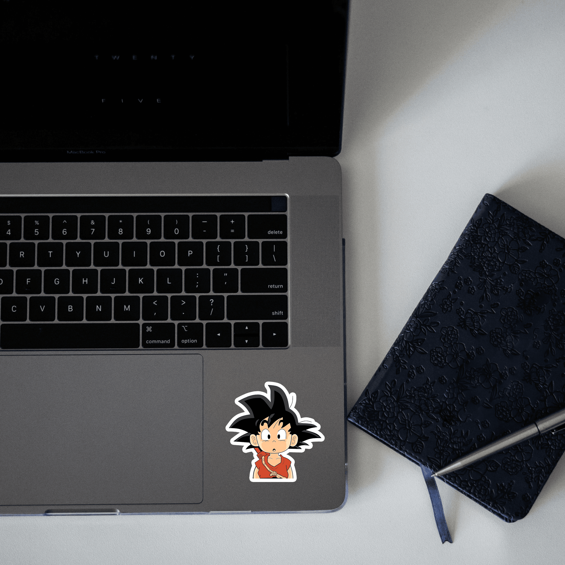 kid goku v3 sticker - sticckiz.com