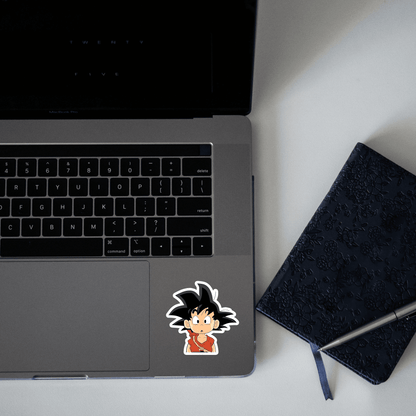 kid goku v3 sticker - sticckiz.com