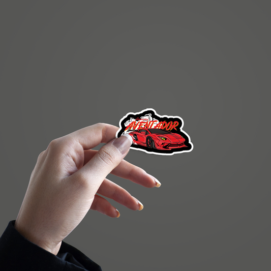 Lamborghini aventador car sticker