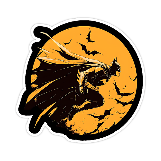 Batman Flying Sticker