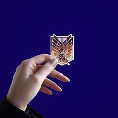 Attack On Titan stickers - B-side Label Sticker