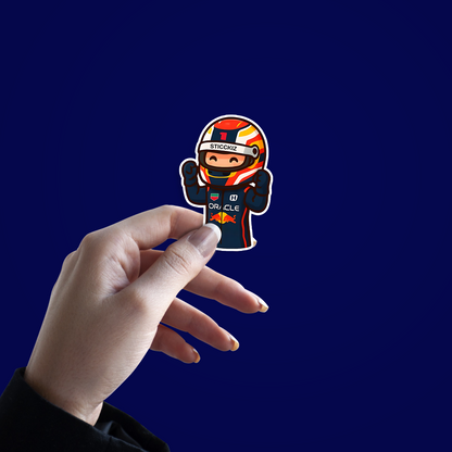 Charles Leclerc Chibi Sticker