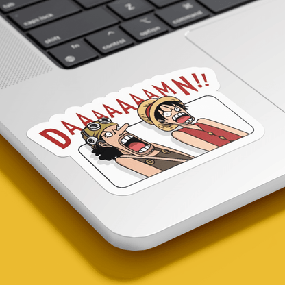 Daaamn Sticker - sticckiz.com