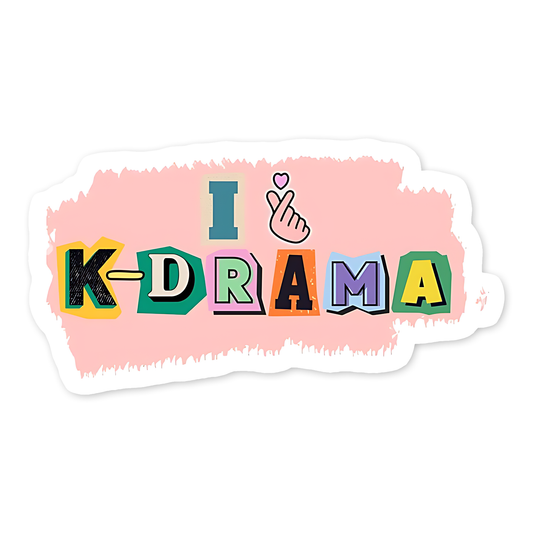 I love K-drama Sticker