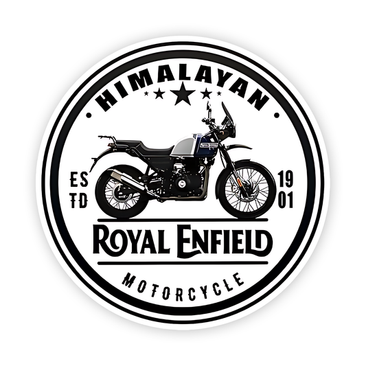 Himalayan royan Enfield Sticker