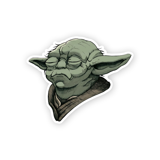 Yodha sleeping Sticker