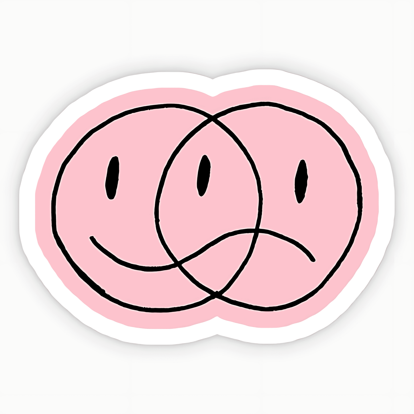 Seasaw two Smiley Sticker - sticckiz.com