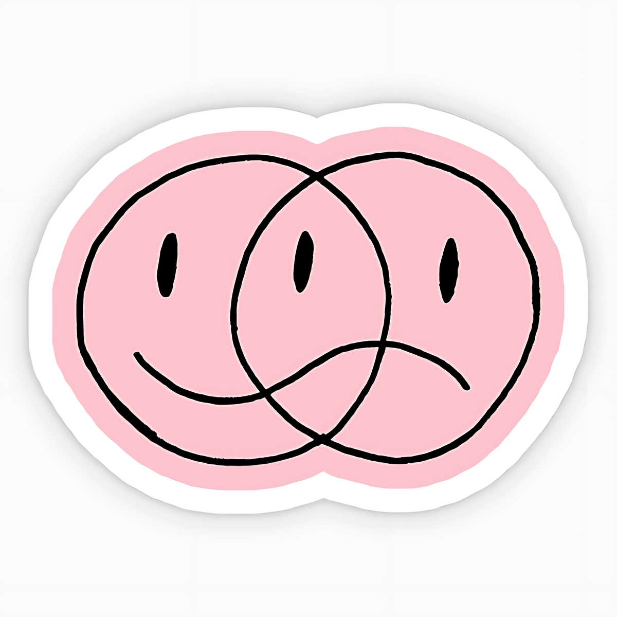 Seasaw two Smiley Sticker - sticckiz.com