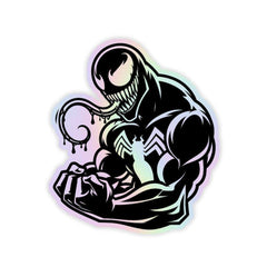 Venom Holographic Sticker - sticckiz.com
