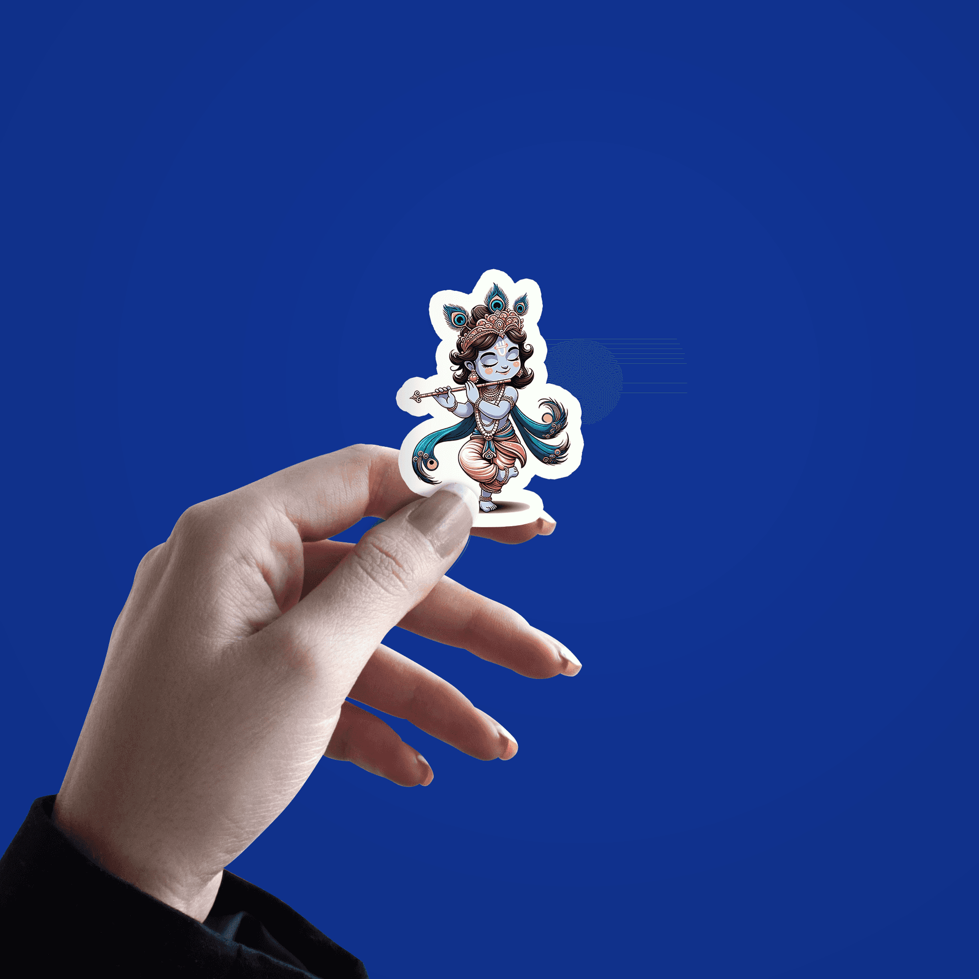 little krishna Sticker - sticckiz.com