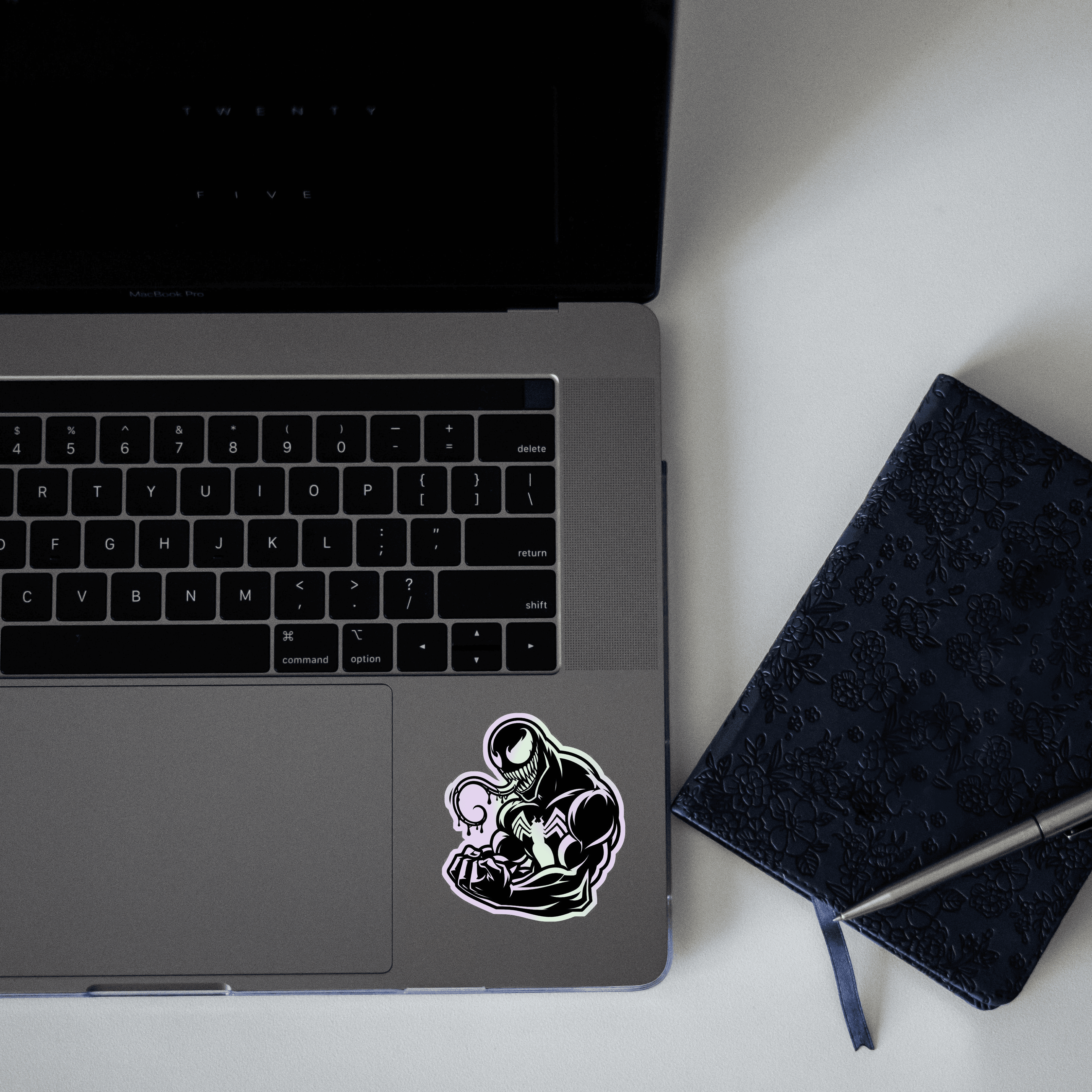 Venom Holographic Sticker - sticckiz.com