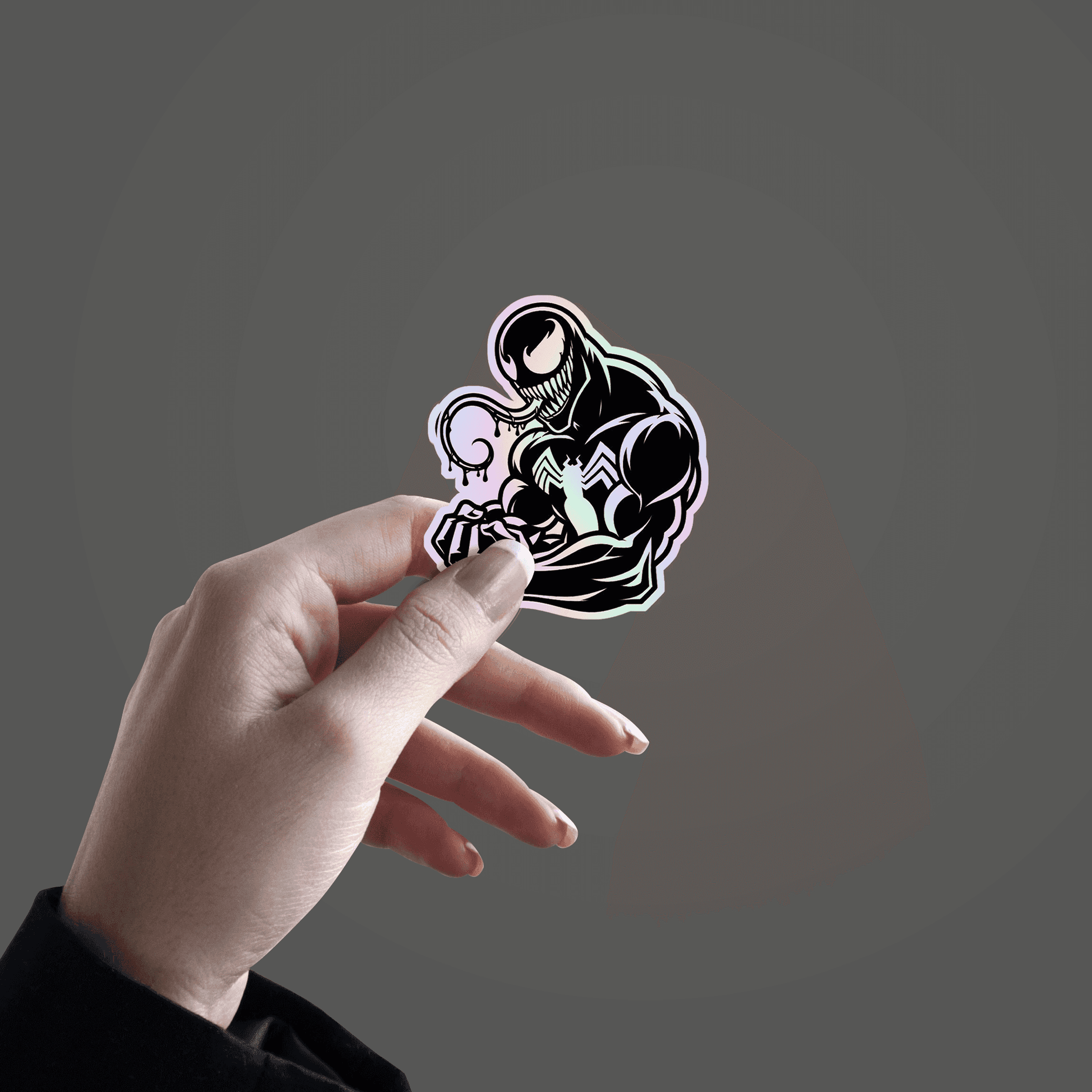 Venom Holographic Sticker - sticckiz.com