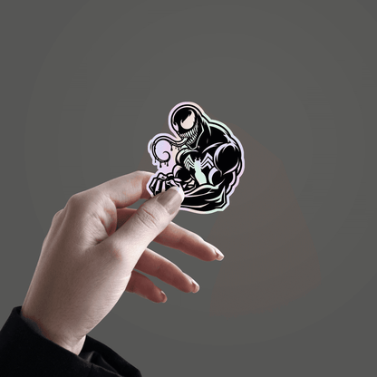 Venom Holographic Sticker - sticckiz.com