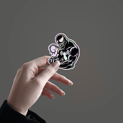 Venom Holographic Sticker - sticckiz.com