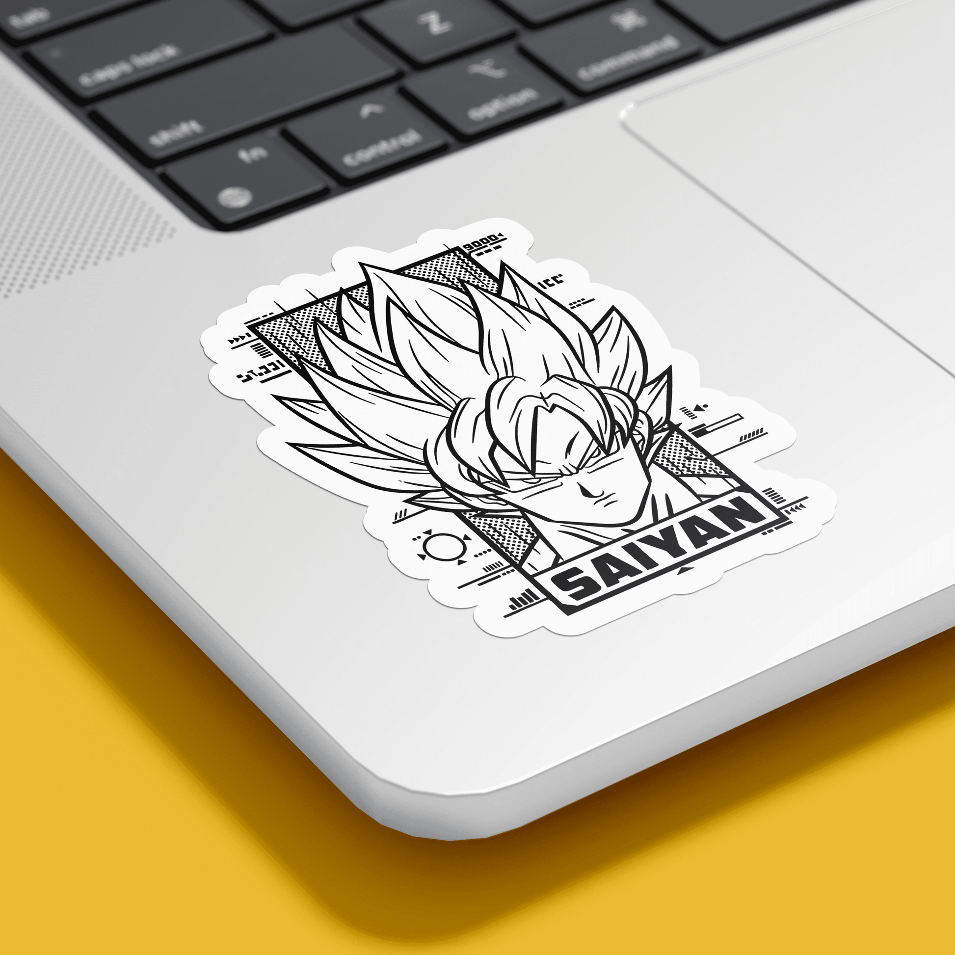 Goku Saiyan Sticker - sticckiz.com