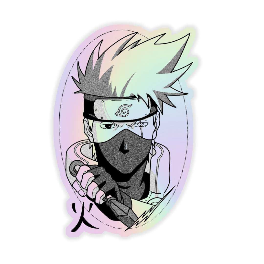 Kakashi Hatake Holographic Sticker - sticckiz.com