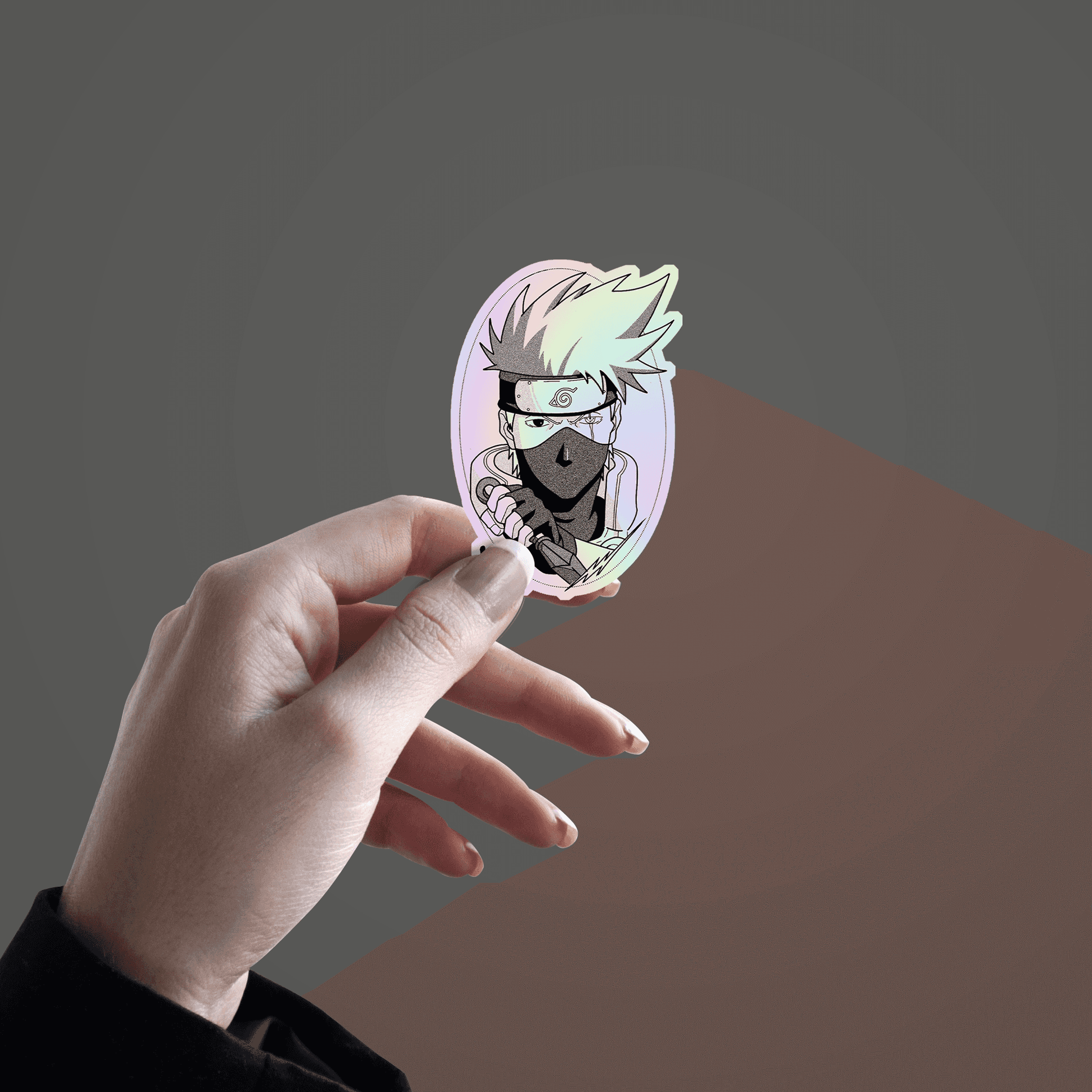 Kakashi Hatake Holographic Sticker - sticckiz.com