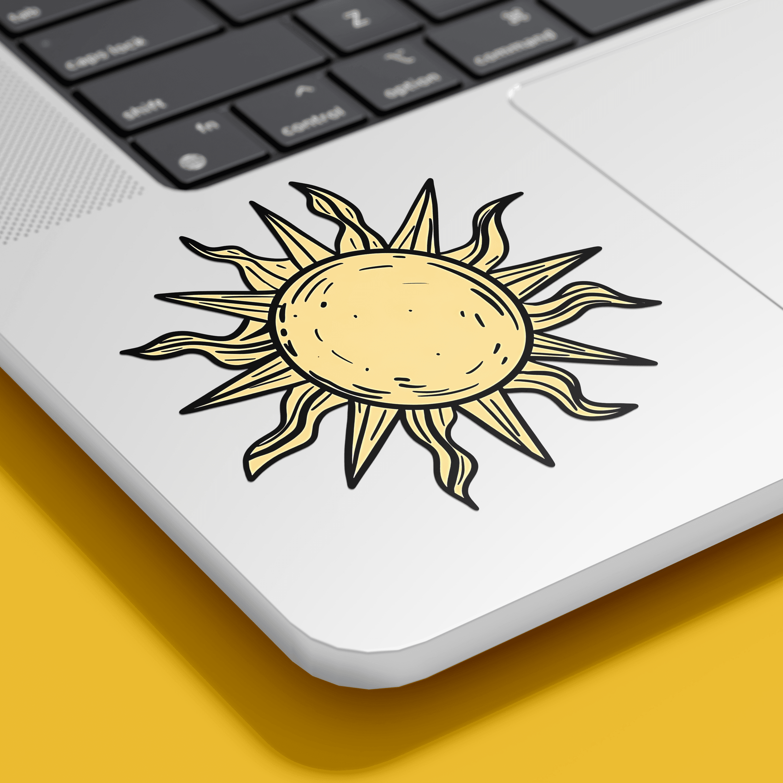 Aesthetic Boho Sun Sticker - sticckiz.com