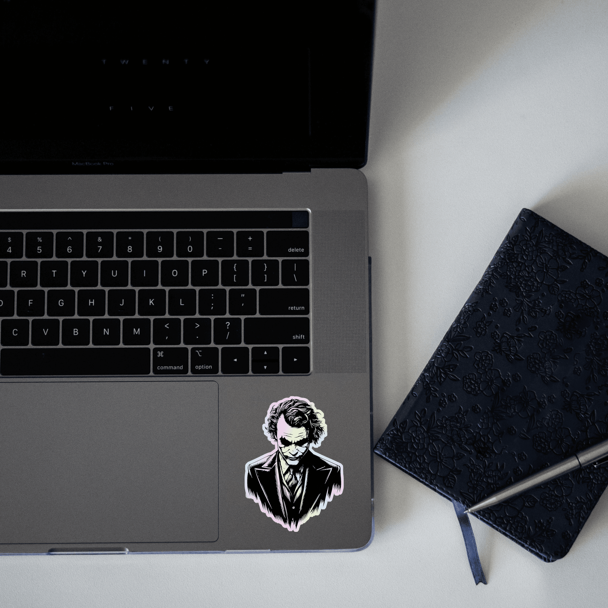 Joker V2 Holographic Sticker - sticckiz.com