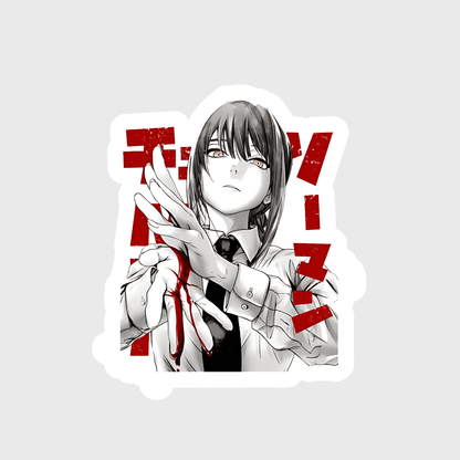 Makima Magnet Sticker - sticckiz.com