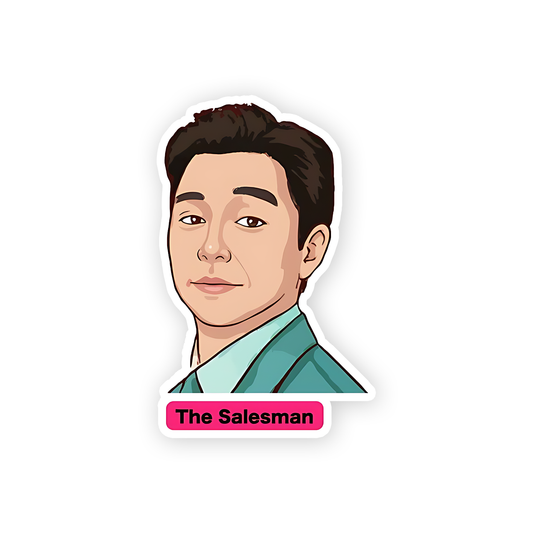 the salesman from Squid game Sticker