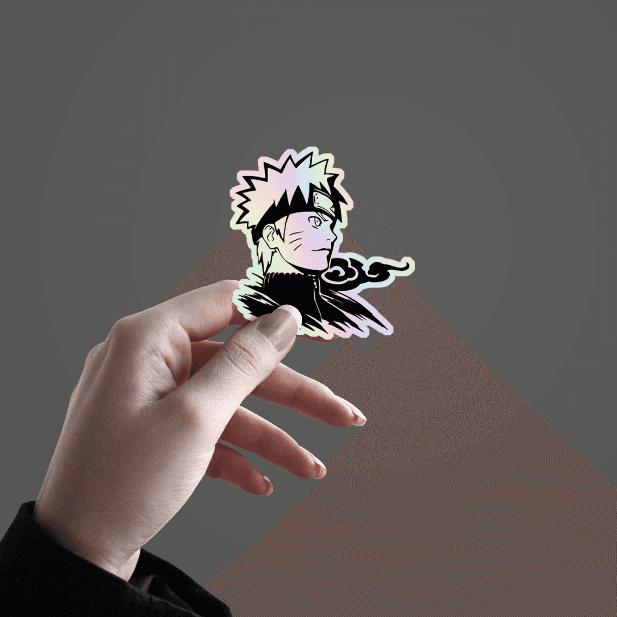 Naruto V6 Holographic Sticker - sticckiz.com
