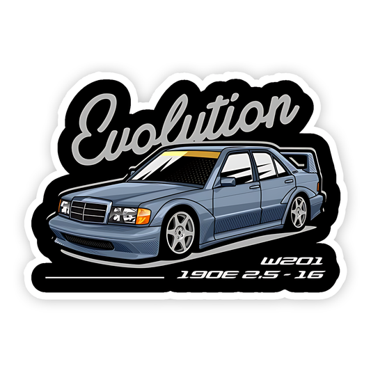 Evolution W201 Car Sticker