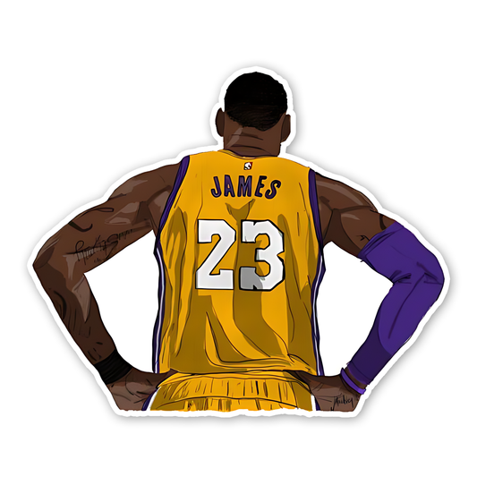 James 23 Sticker