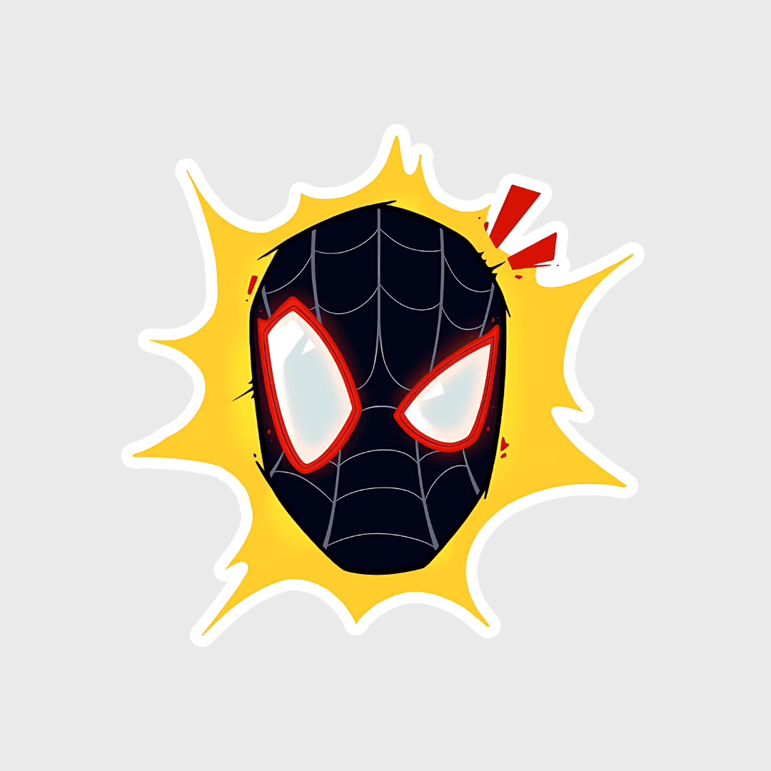Miles morales sticker - sticckiz.com
