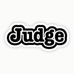 Judge Sticker - sticckiz.com