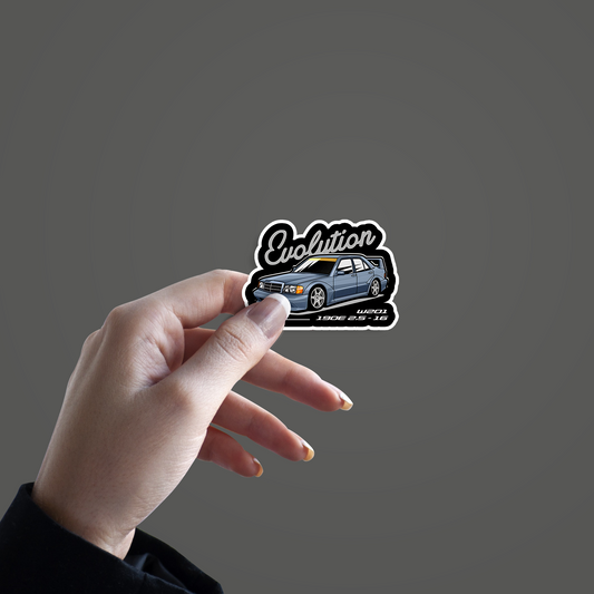 Evolution W201 Car Sticker