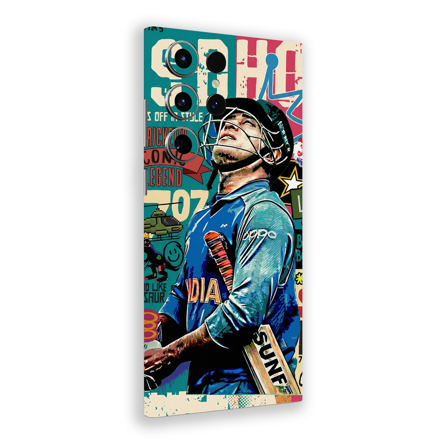 MS Dhoni Indian Cricket Team Edition Mobile skin