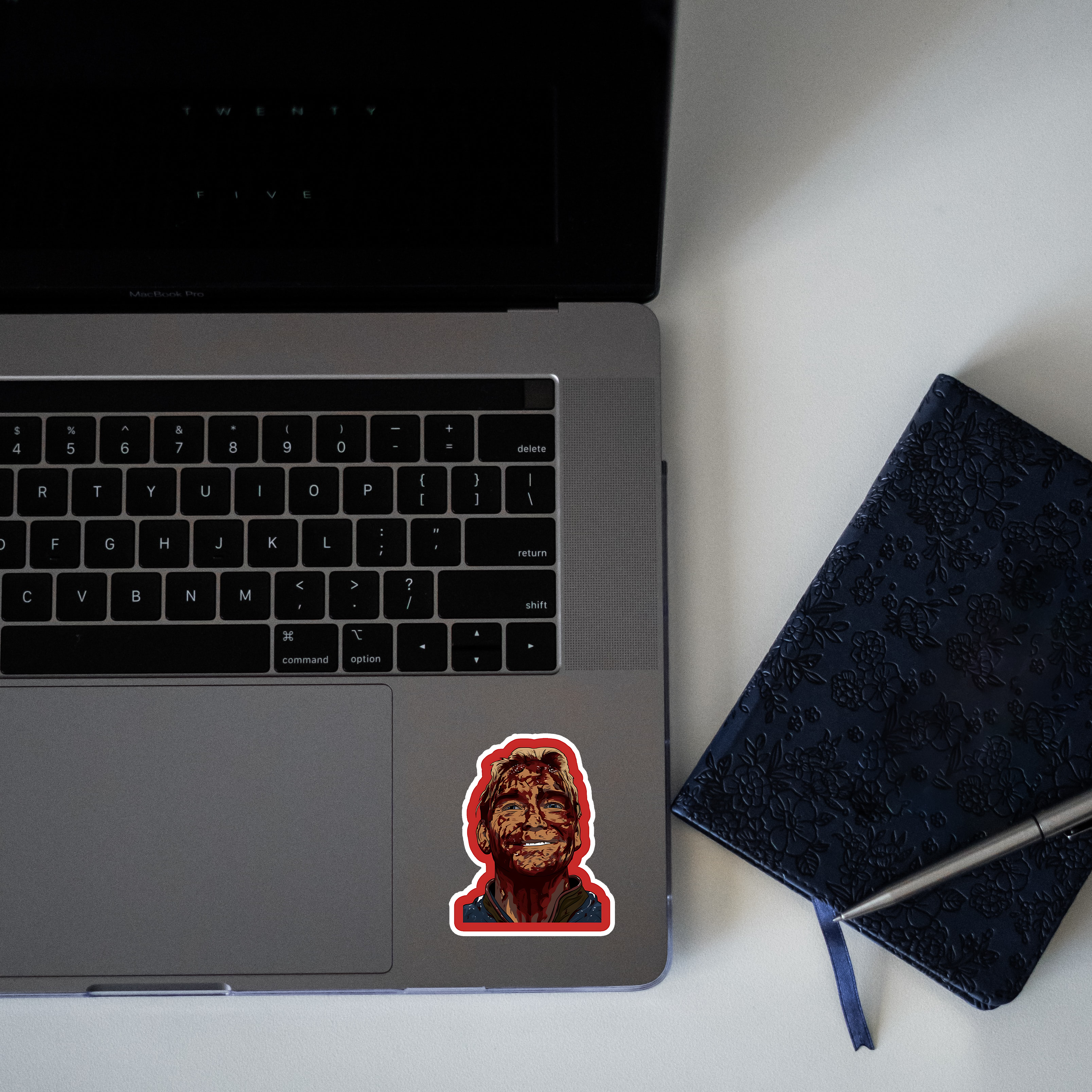 Homelander Bloody Smile Sticker