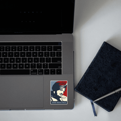 Moosewala Art card Sticker - sticckiz.com