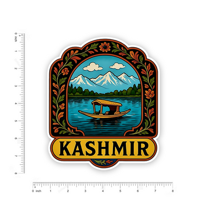 Kashmir artistic Bumper Sticker